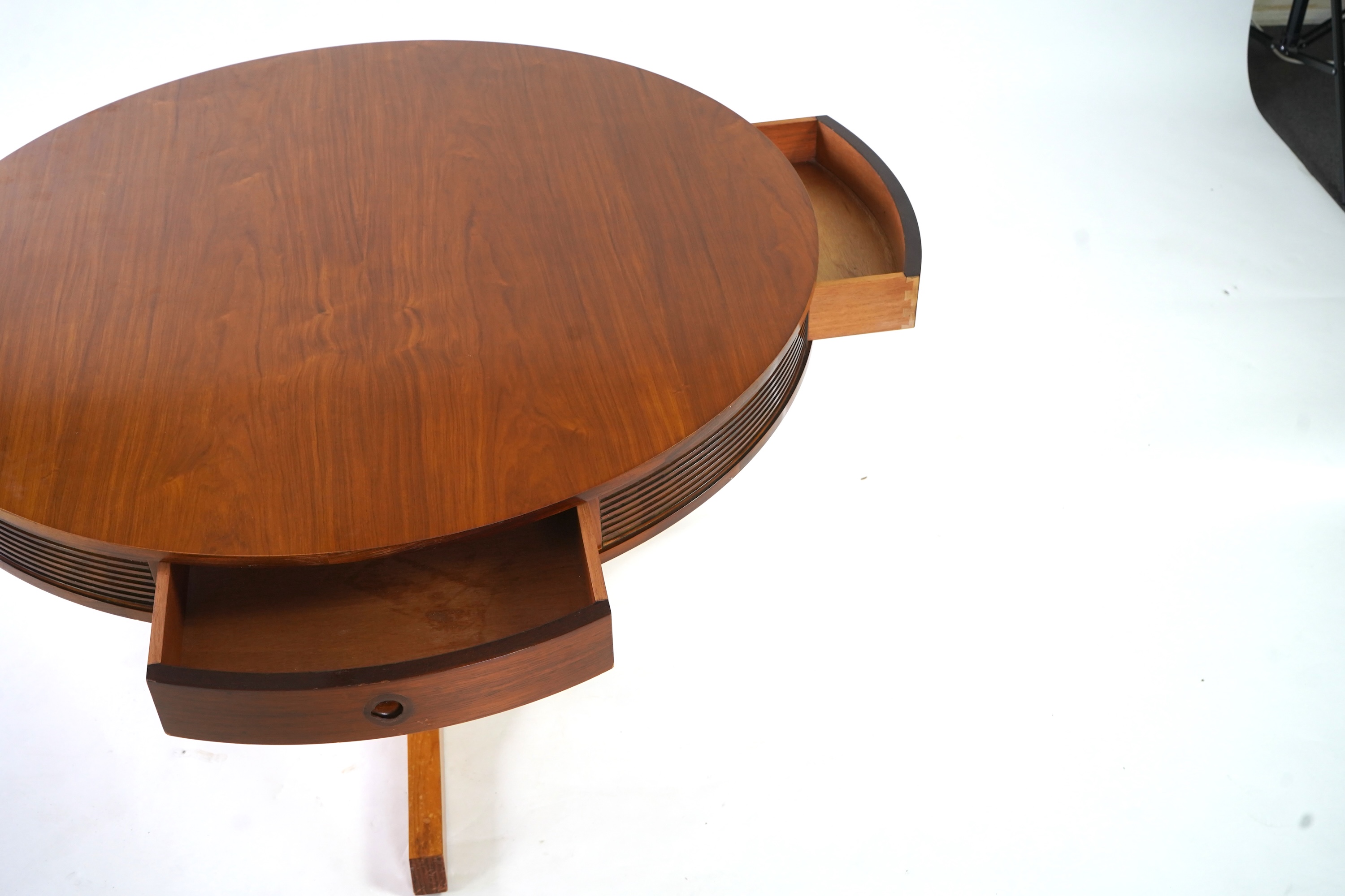 Robert Heritage (1927-2008) for Archie Shine: A 'Bridgford' Indian rosewood drum table